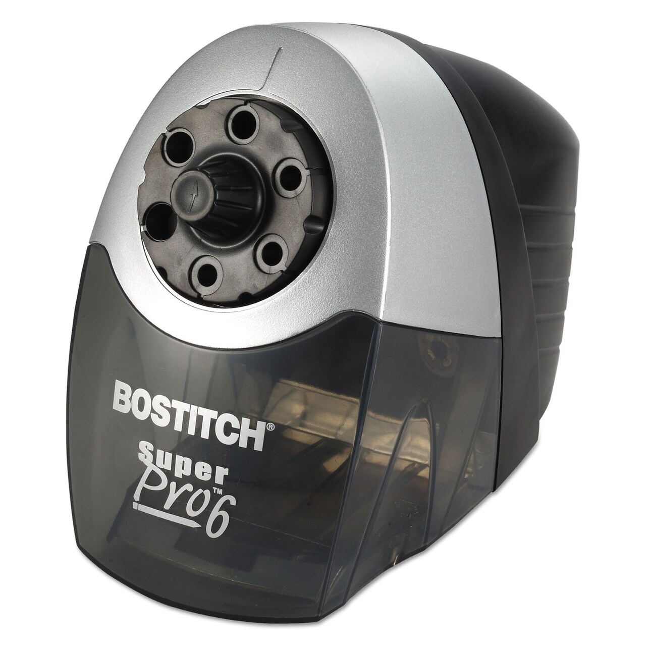 Stanley Bostitch Super Pro 6 Commercial Electric Pencil Sharpener AC Powered 6.13 x 10.69 x 9 Gray Black